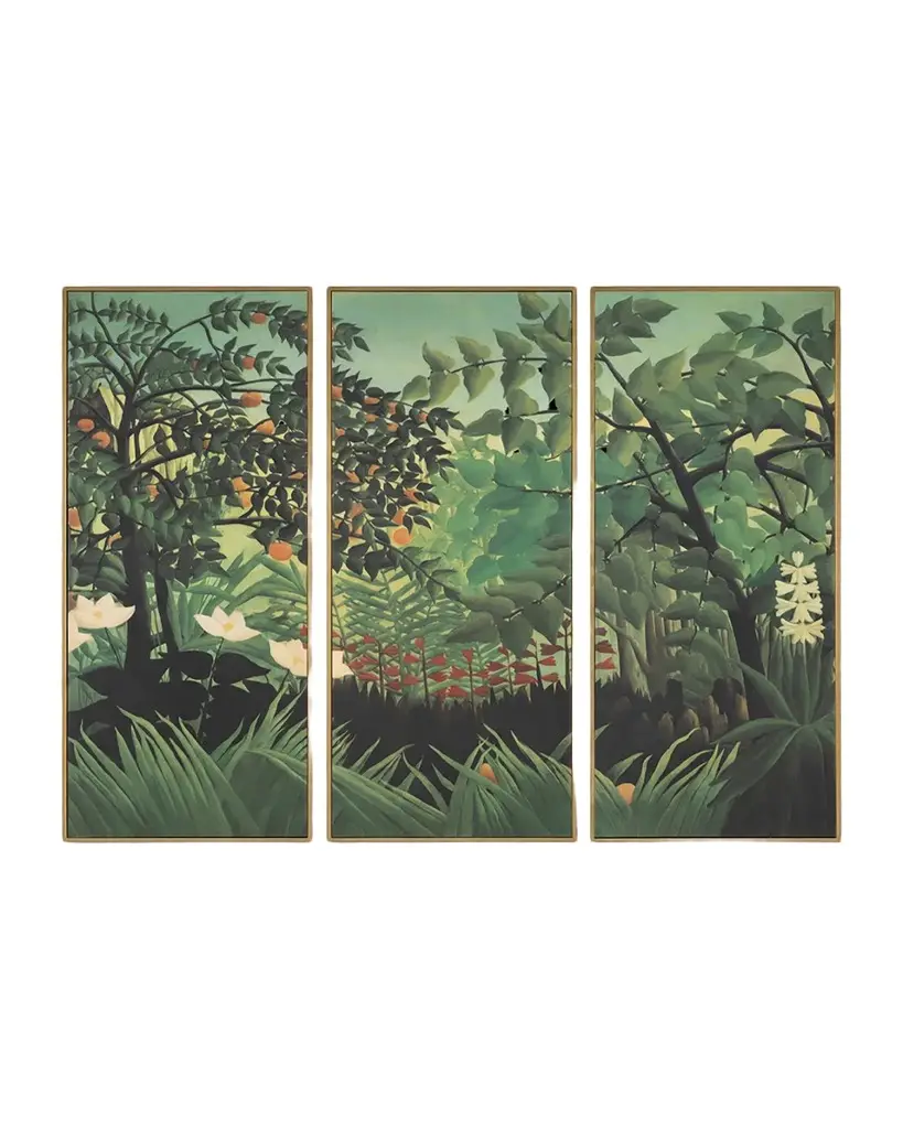 John-Richard Collection "Outlook" Framed Giclee Triptych by Henry Rosseau | Image 1 John-Richard Collection "Outlook" Framed Giclee Triptych by Henry Rosseau | Image 1