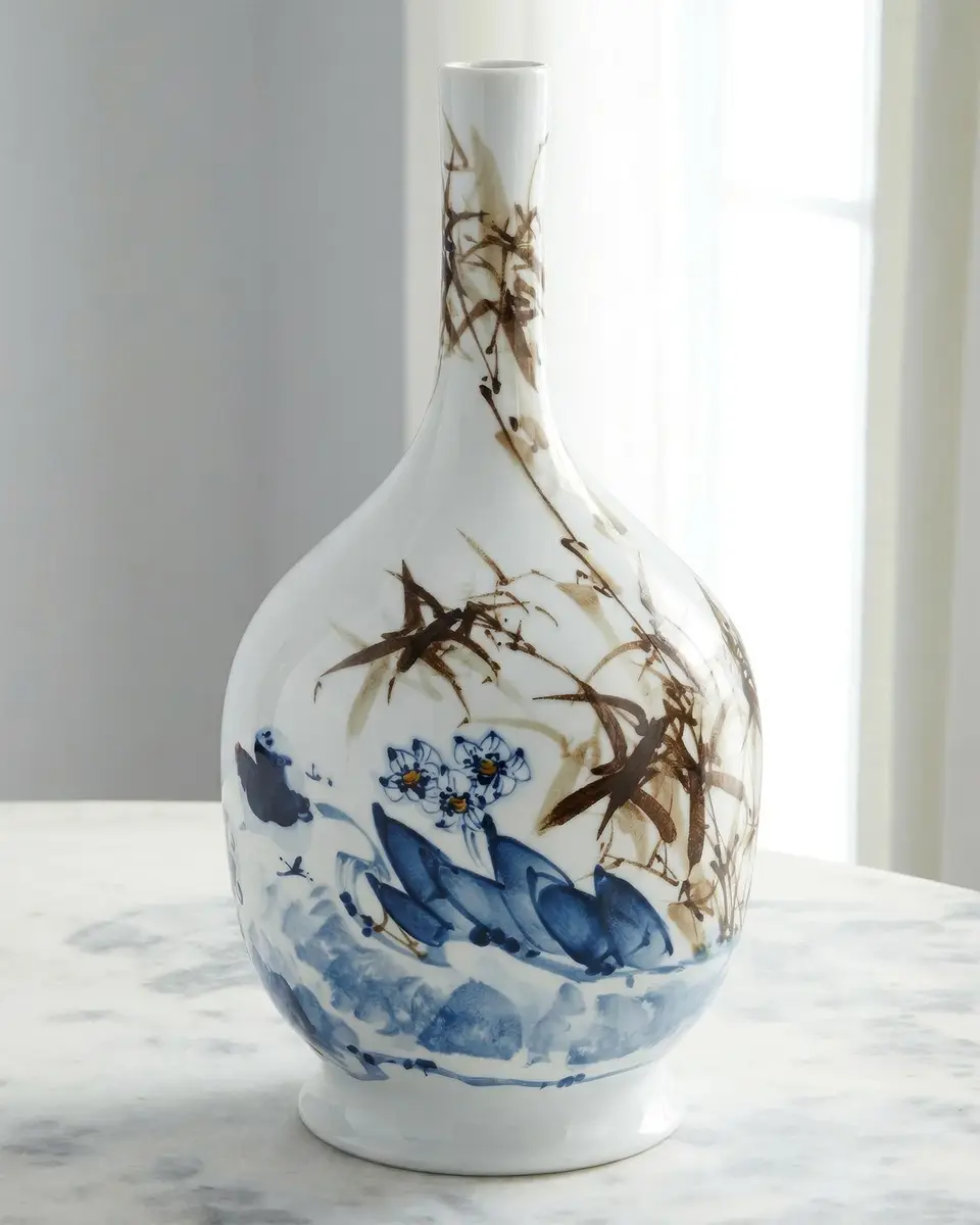 John-Richard Collection Murmuring Meadow 17" Vase | Image 1 John-Richard Collection Murmuring Meadow 17" Vase | Image 1