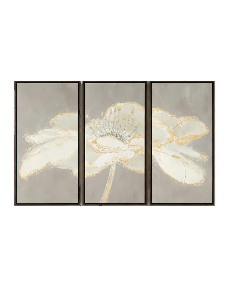 John-Richard Collection "Moon Daisy" Giclee Triptych by Linda Wood | Thumbnail 2 John-Richard Collection "Moon Daisy" Giclee Triptych by Linda Wood | Thumbnail 2