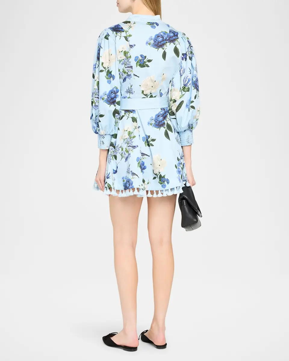 Alice + Olivia Lucy Belted Mini Shirtdress | Thumbnail 3 Alice + Olivia Lucy Belted Mini Shirtdress | Thumbnail 3