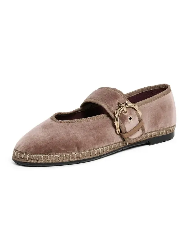 Sophie Velvet Mary Jane Flats Sophie Velvet Mary Jane Flats