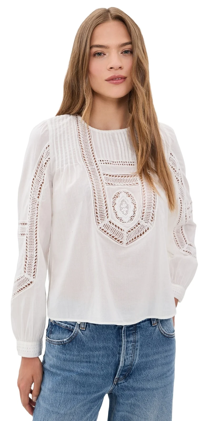 Marlowe Long Sleeve Cotton Top