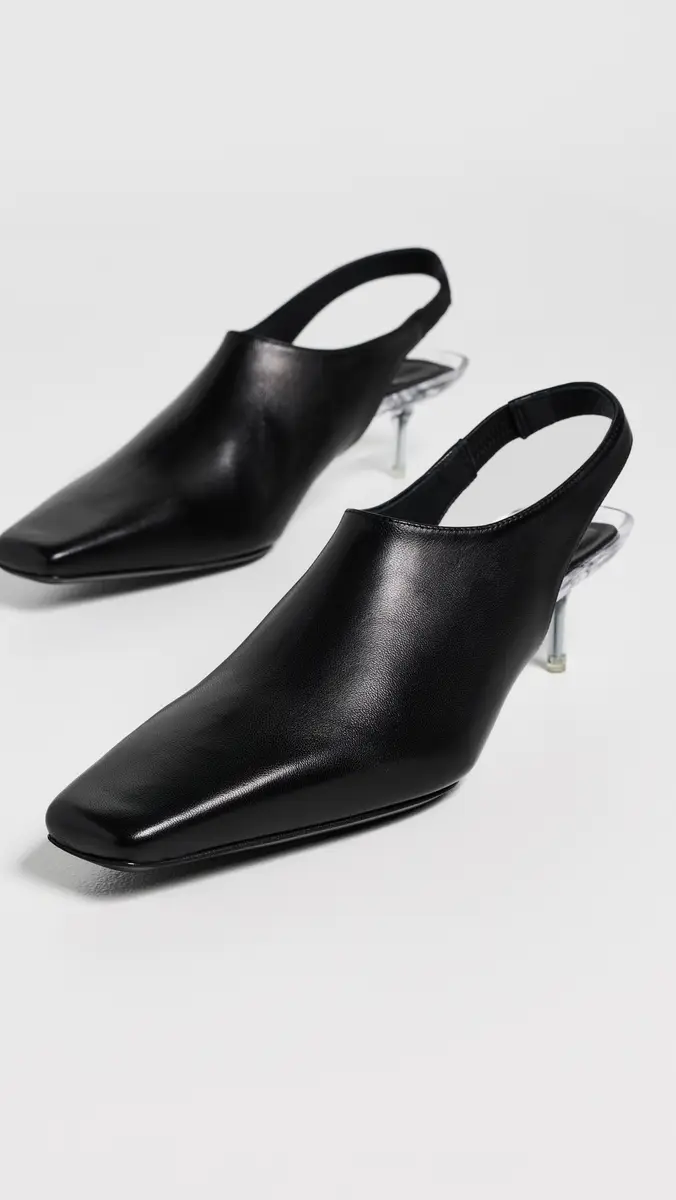 Courrèges Transparent Kitten-Heel Slingbacks | Thumbnail 5