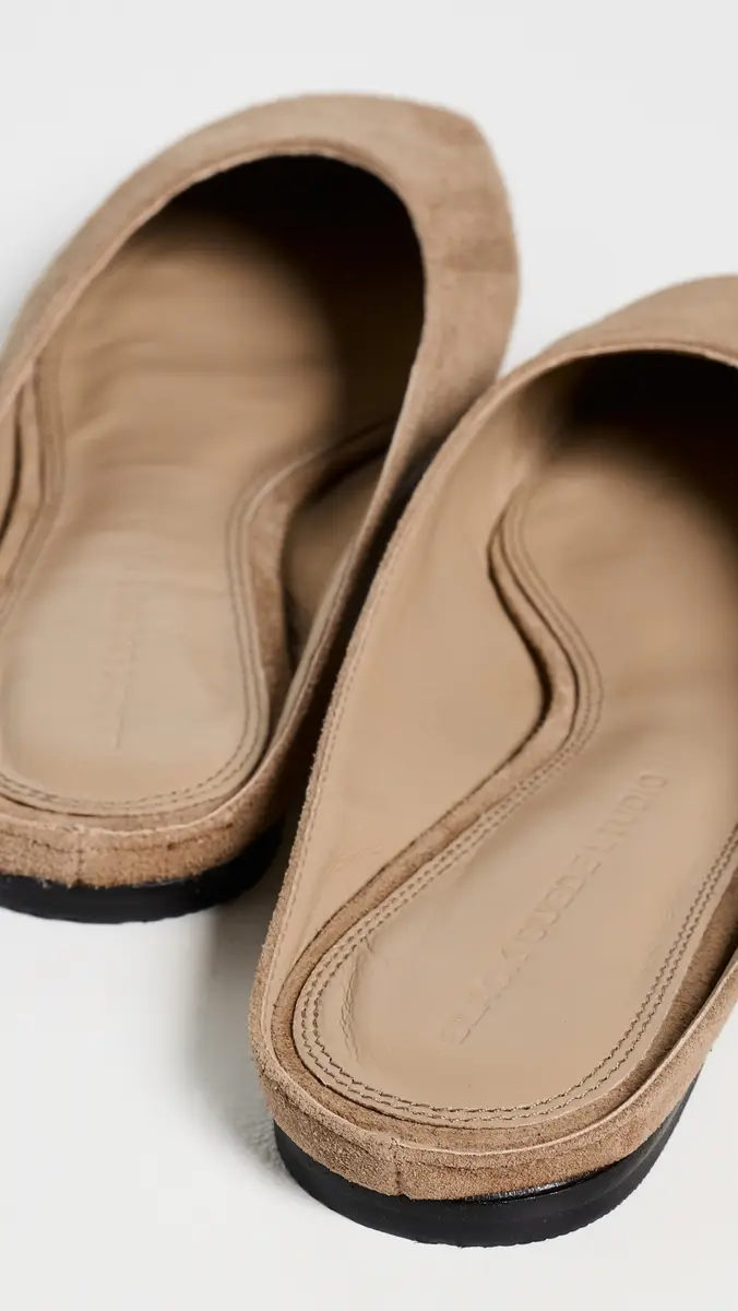 Black Suede Studio Lucia Slip On Flats | Thumbnail 4 Black Suede Studio Lucia Slip On Flats | Thumbnail 4
