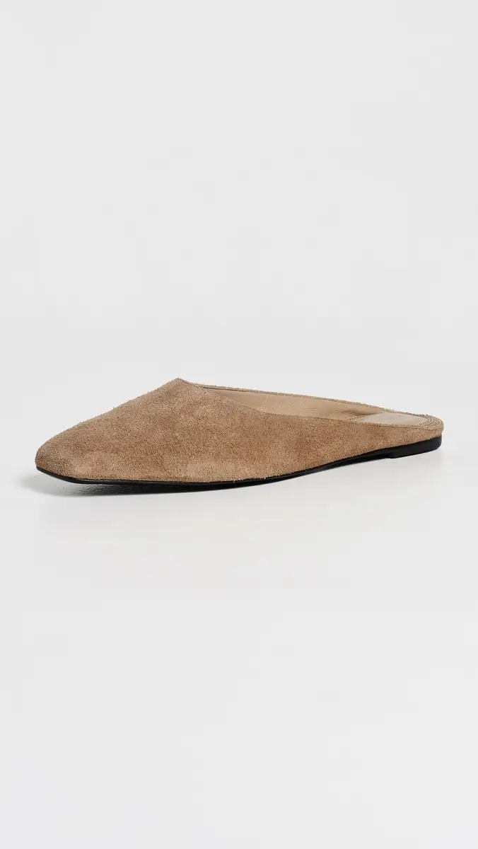 Black Suede Studio Lucia Slip On Flats | Thumbnail 5 Black Suede Studio Lucia Slip On Flats | Thumbnail 5