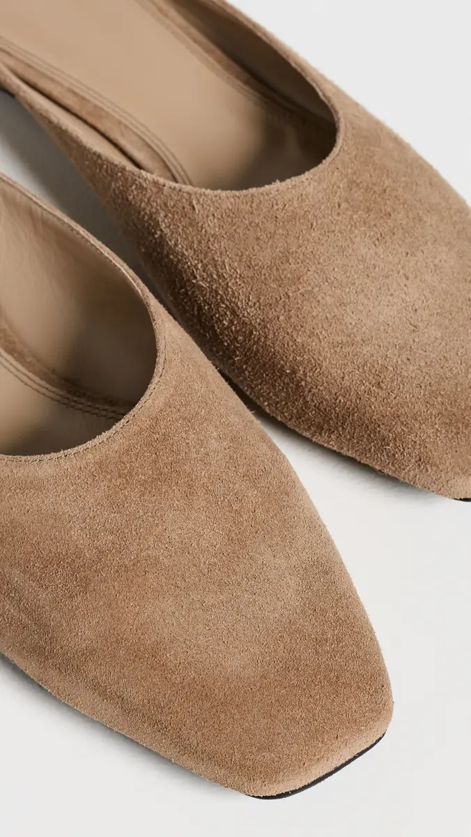 Black Suede Studio Lucia Slip On Flats | Thumbnail 6 Black Suede Studio Lucia Slip On Flats | Thumbnail 6