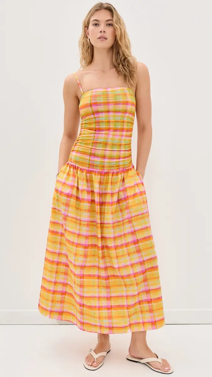 Never Fully Dressed Check Lola Dress | Thumbnail 2 Never Fully Dressed Check Lola Dress | Thumbnail 2