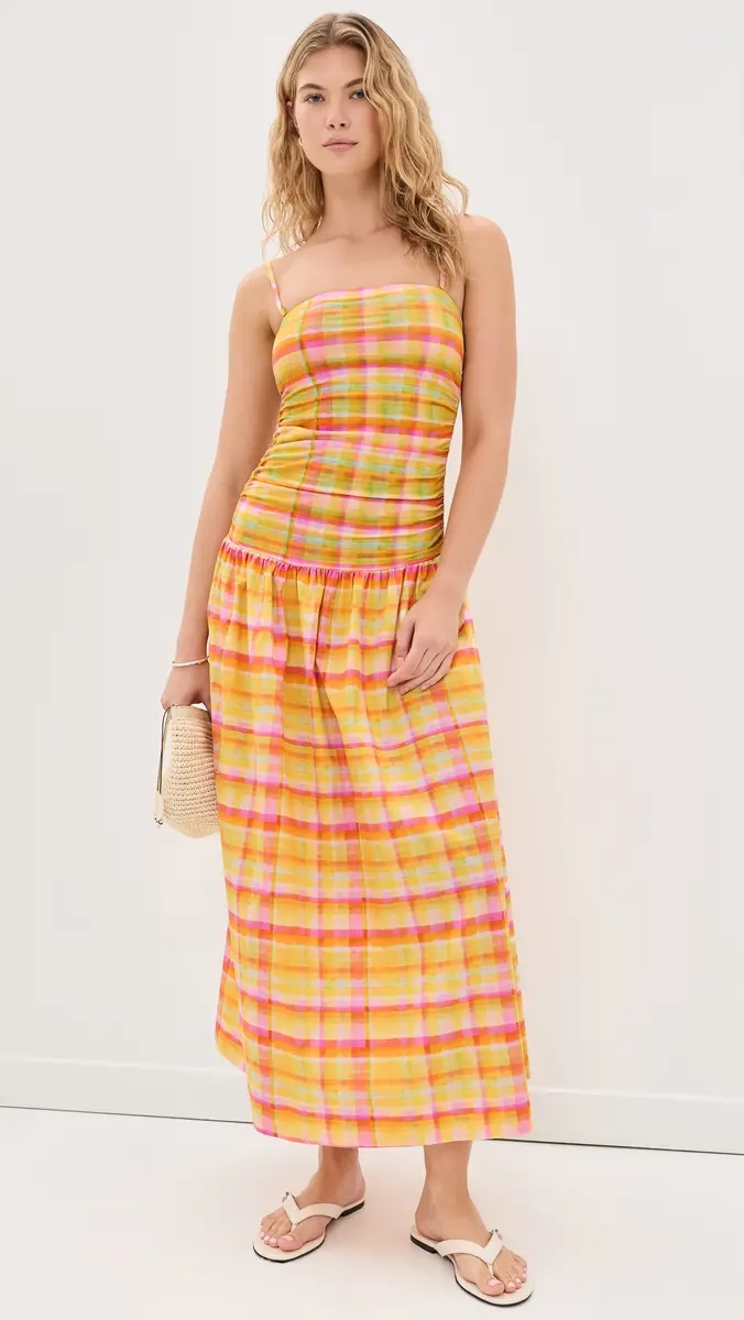 Never Fully Dressed Check Lola Dress | Thumbnail 5 Never Fully Dressed Check Lola Dress | Thumbnail 5