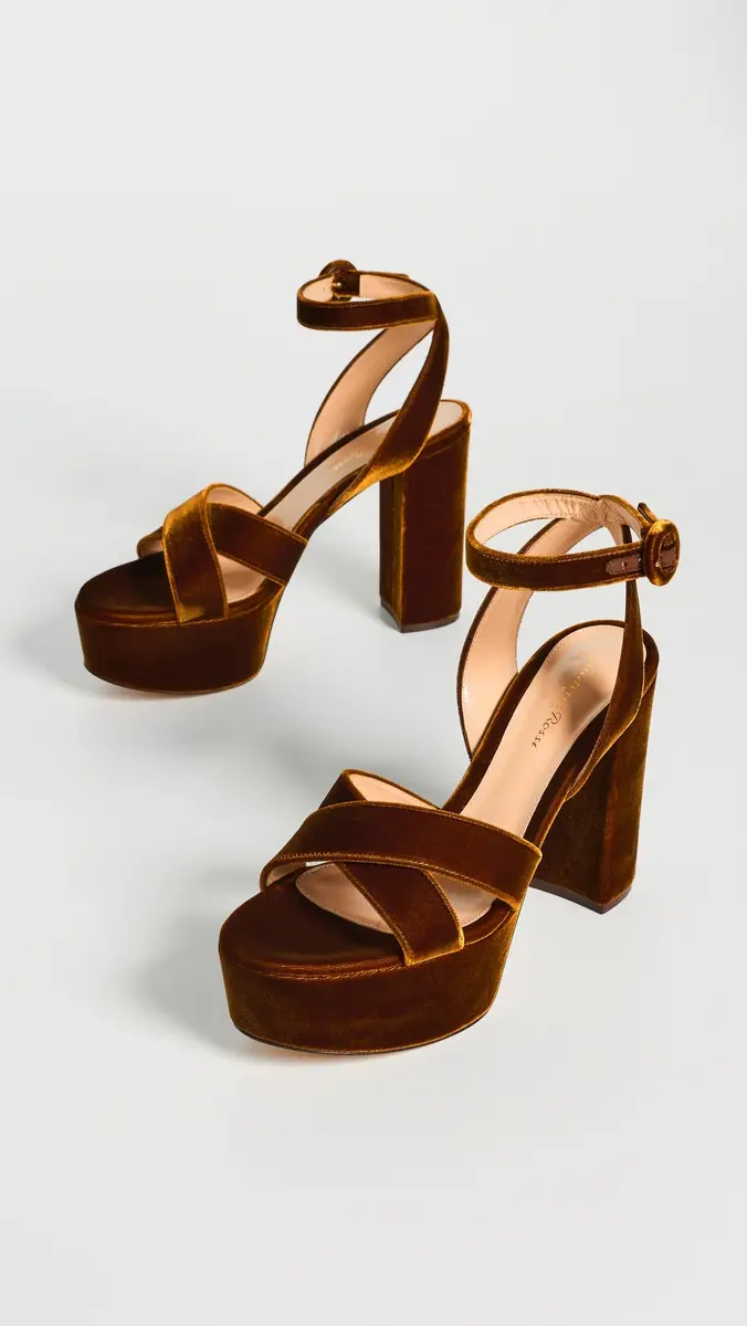 Gianvito Rossi Sabrina Velluto Heels | Thumbnail 5 Gianvito Rossi Sabrina Velluto Heels | Thumbnail 5