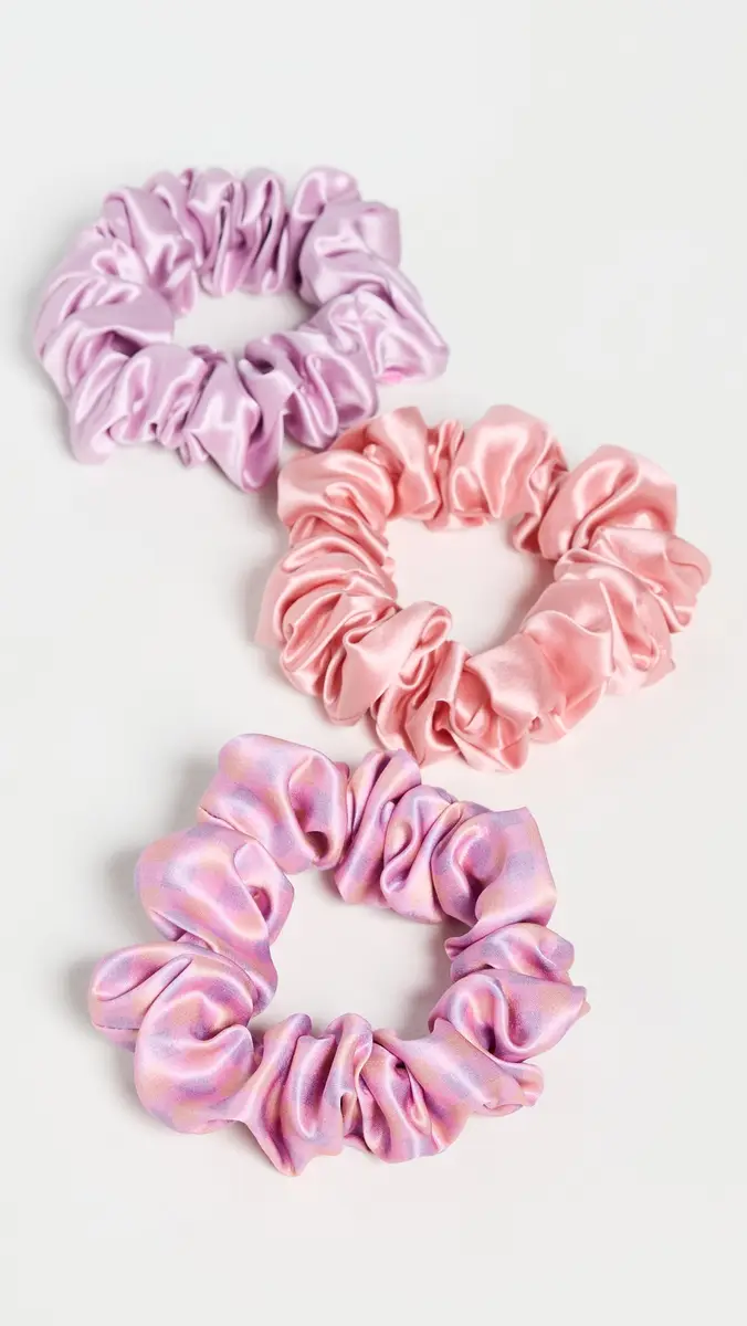 Slip Large Silk Scrunchie Set of 3 | Thumbnail 2 Slip Large Silk Scrunchie Set of 3 | Thumbnail 2