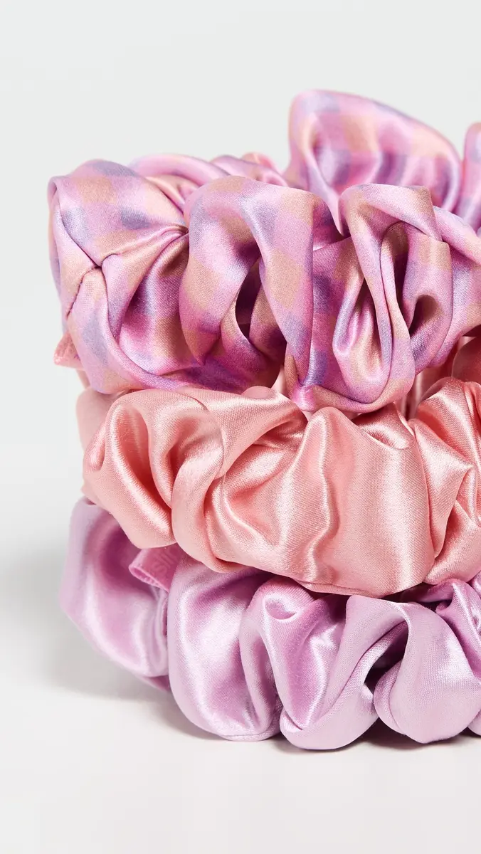 Slip Large Silk Scrunchie Set of 3 | Thumbnail 4 Slip Large Silk Scrunchie Set of 3 | Thumbnail 4