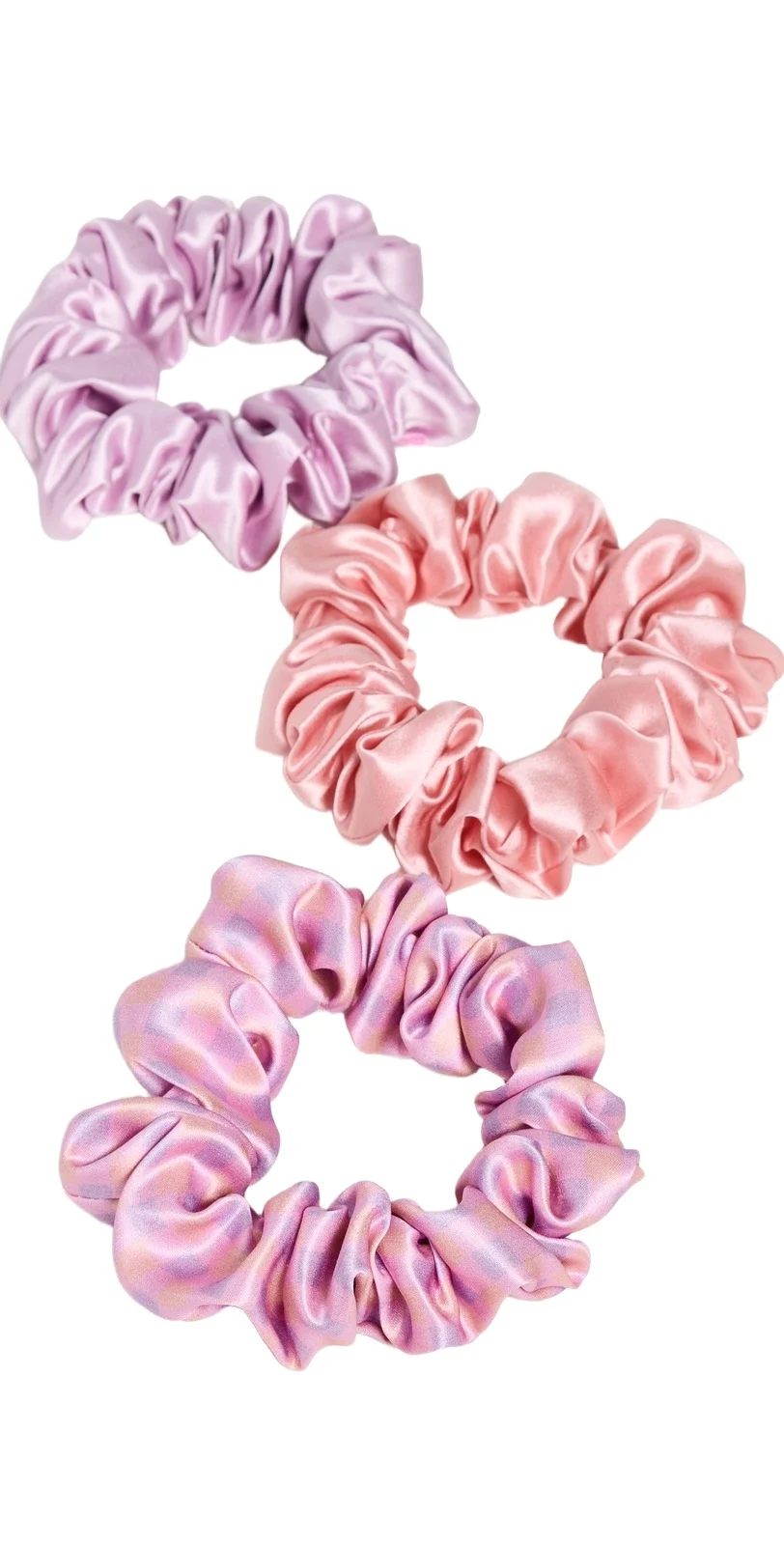 Large Silk Scrunchie Set of 3 Large Silk Scrunchie Set of 3