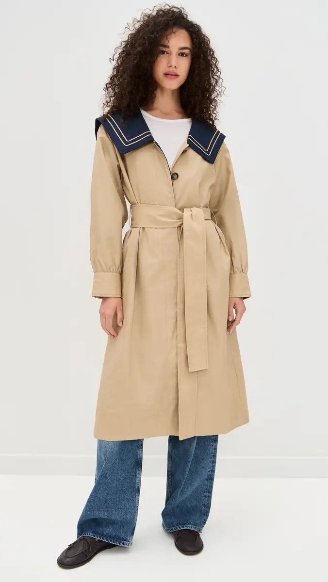 Damson Madder Ella Trench | Thumbnail 2 Damson Madder Ella Trench | Thumbnail 2