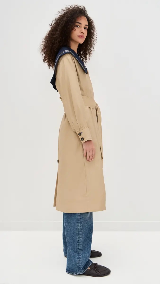 Damson Madder Ella Trench | Thumbnail 4 Damson Madder Ella Trench | Thumbnail 4