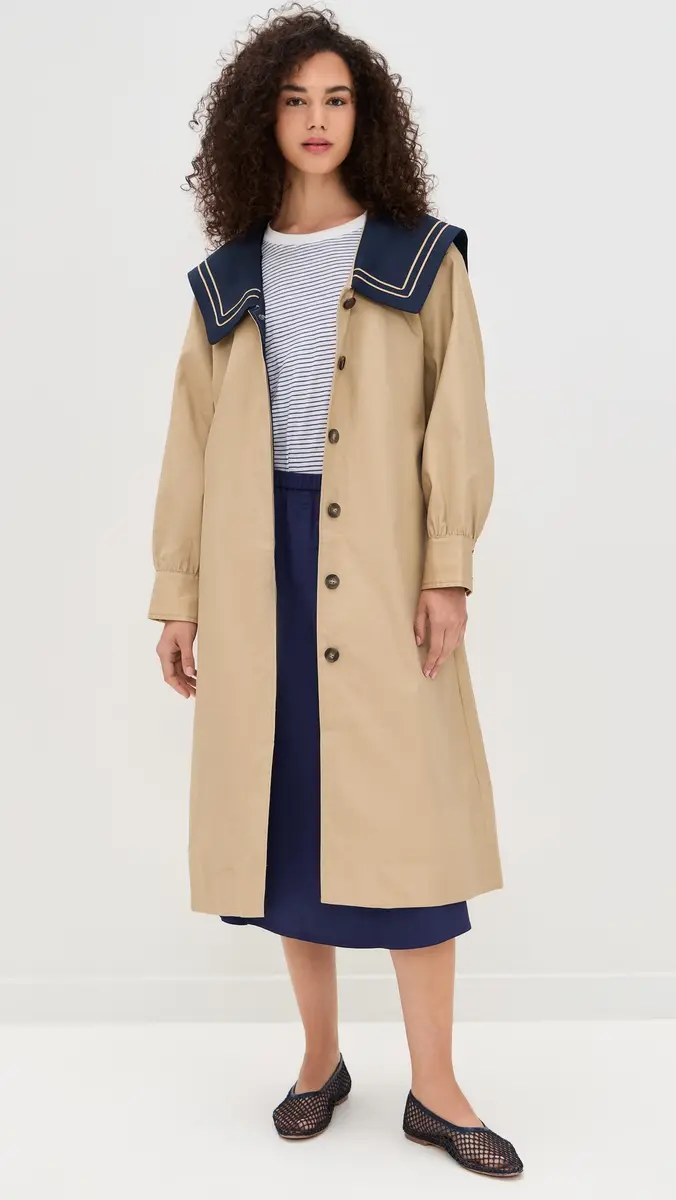 Damson Madder Ella Trench | Thumbnail 5 Damson Madder Ella Trench | Thumbnail 5