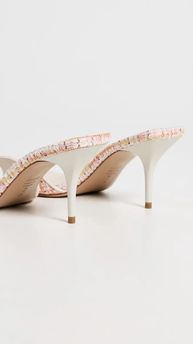 Schutz Elodie Tweed Mules | Thumbnail 4 Schutz Elodie Tweed Mules | Thumbnail 4