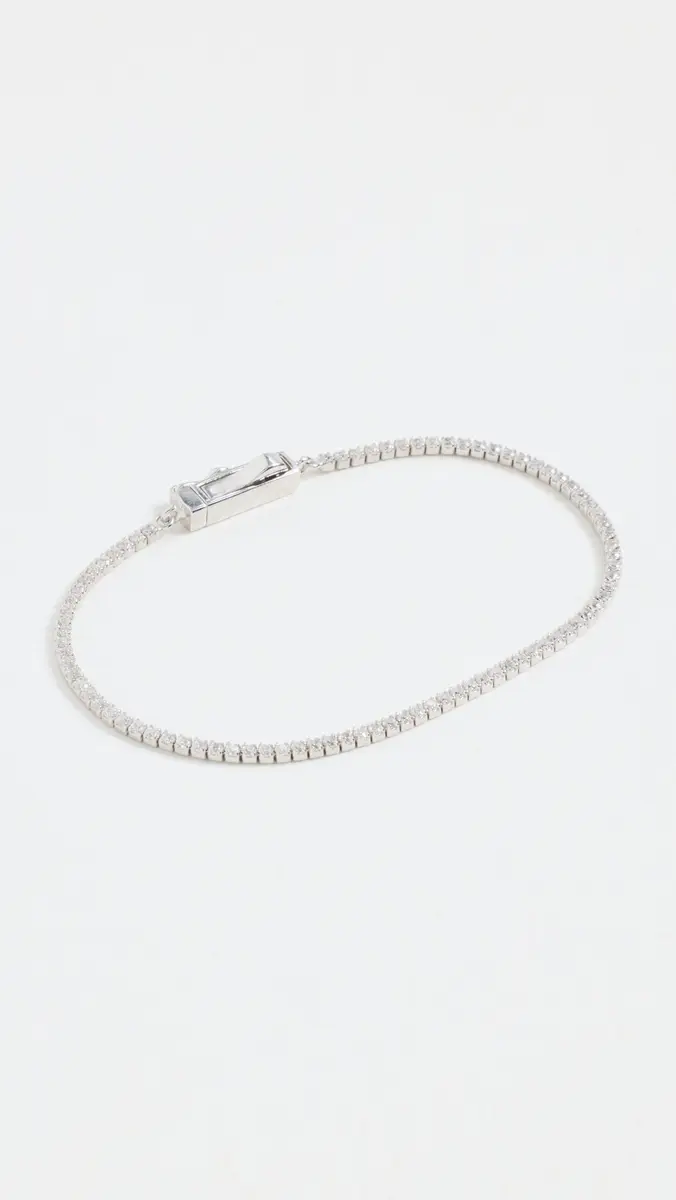 By Adina Eden Classic Thin Tennis Bracelet | Thumbnail 2