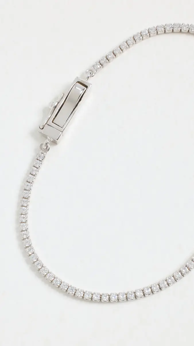By Adina Eden Classic Thin Tennis Bracelet | Thumbnail 4