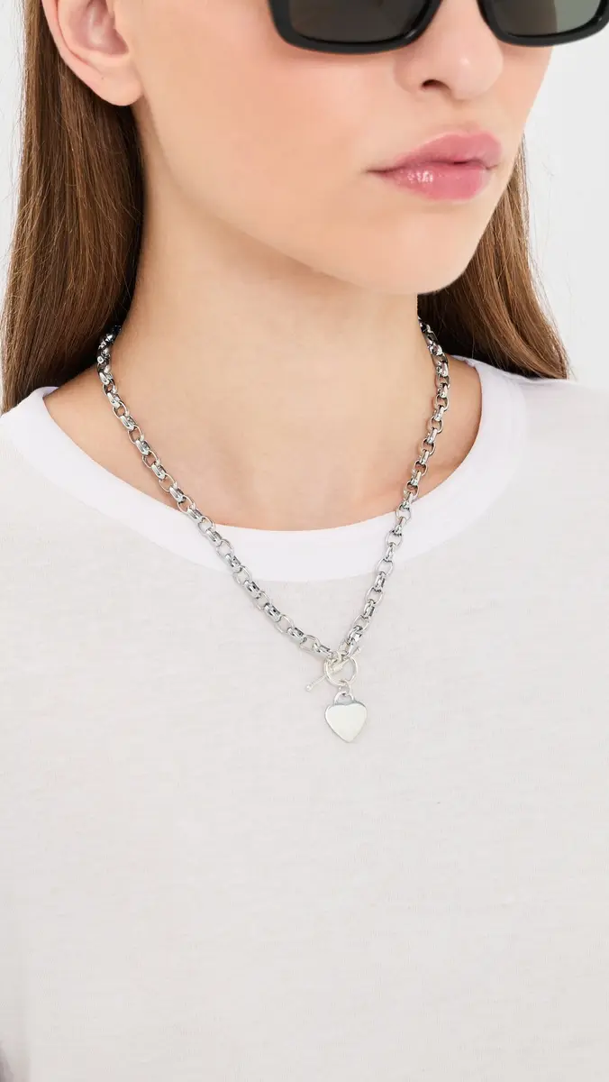 Shashi Heart Charm Necklace | Thumbnail 3