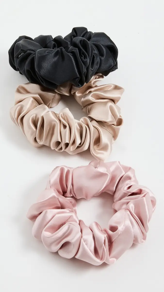 Slip Large Silk Scrunchie Set of 3 | Thumbnail 2 Slip Large Silk Scrunchie Set of 3 | Thumbnail 2