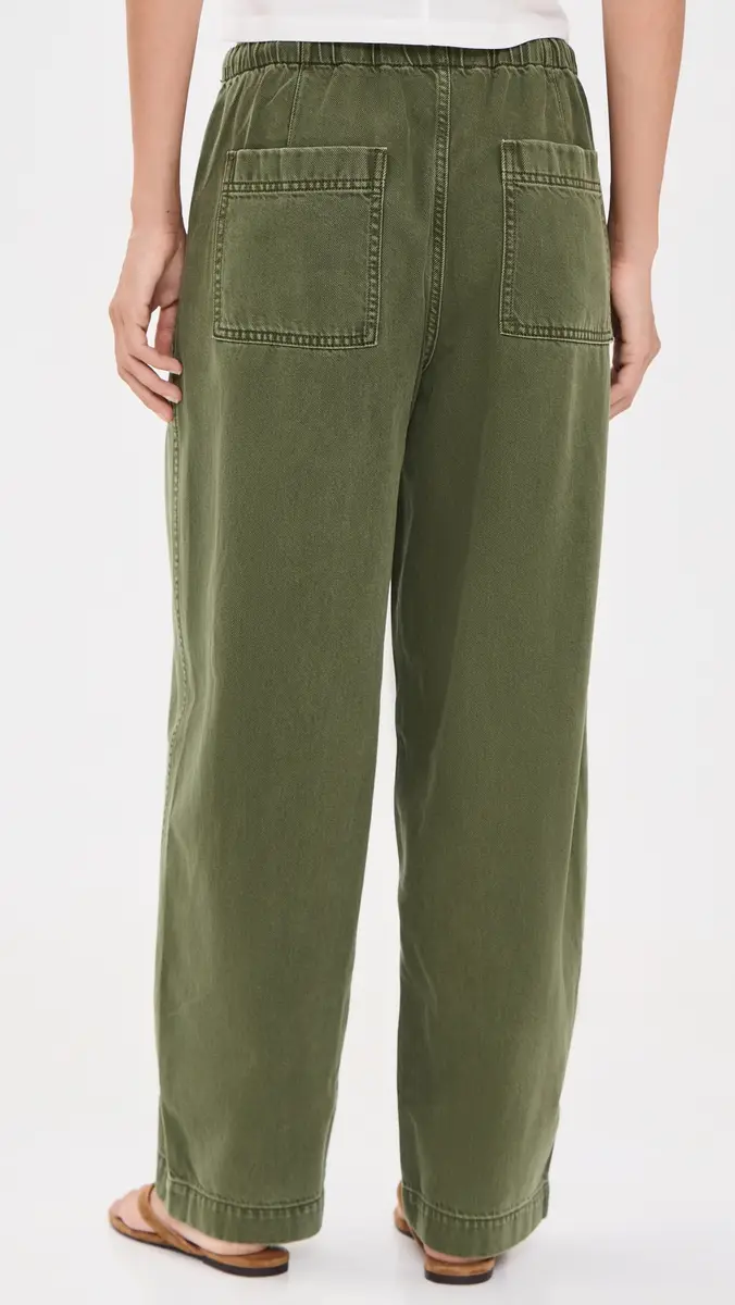 Madewell Pull-On Barrel-Leg Utility Pants in Airy Denim | Thumbnail 3 Madewell Pull-On Barrel-Leg Utility Pants in Airy Denim | Thumbnail 3