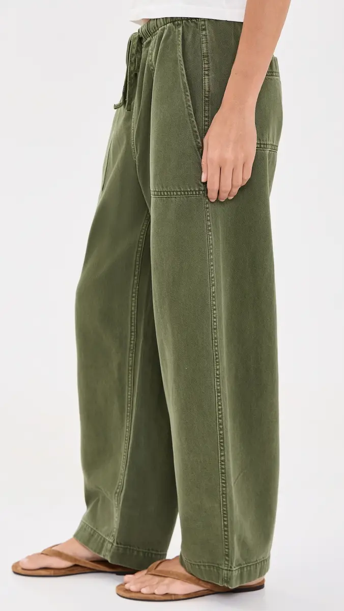 Madewell Pull-On Barrel-Leg Utility Pants in Airy Denim | Thumbnail 4 Madewell Pull-On Barrel-Leg Utility Pants in Airy Denim | Thumbnail 4