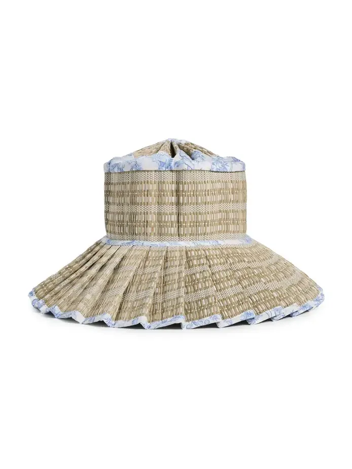 Garden Raffia Capri Hat