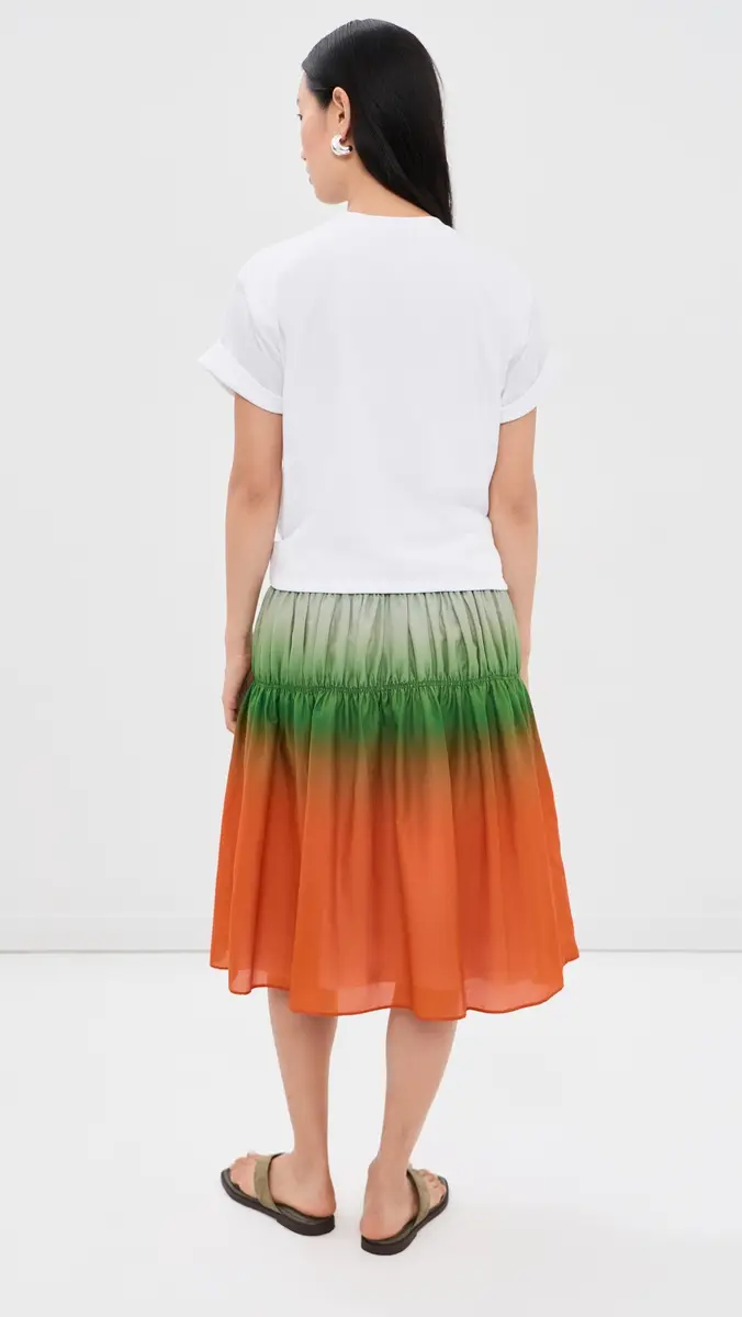 3.1 Phillip Lim T-Shirt Combo Dress with Ombre Voile Skirt | Thumbnail 3 3.1 Phillip Lim T-Shirt Combo Dress with Ombre Voile Skirt | Thumbnail 3