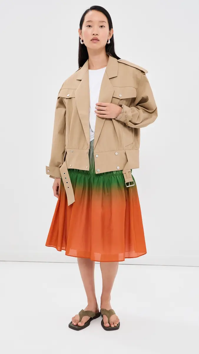 3.1 Phillip Lim T-Shirt Combo Dress with Ombre Voile Skirt | Thumbnail 5 3.1 Phillip Lim T-Shirt Combo Dress with Ombre Voile Skirt | Thumbnail 5
