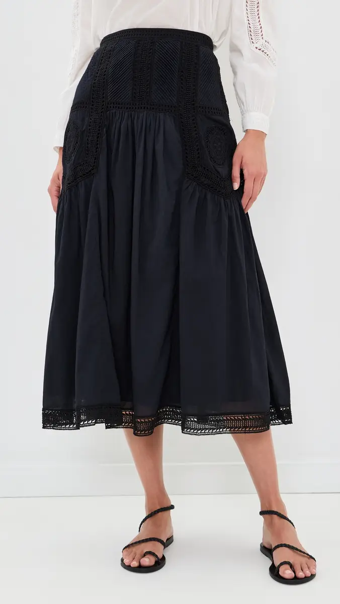 Ulla Johnson Alice Cotton Midi Skirt | Thumbnail 2