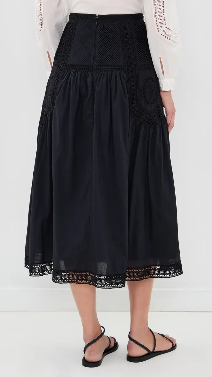 Ulla Johnson Alice Cotton Midi Skirt | Thumbnail 3