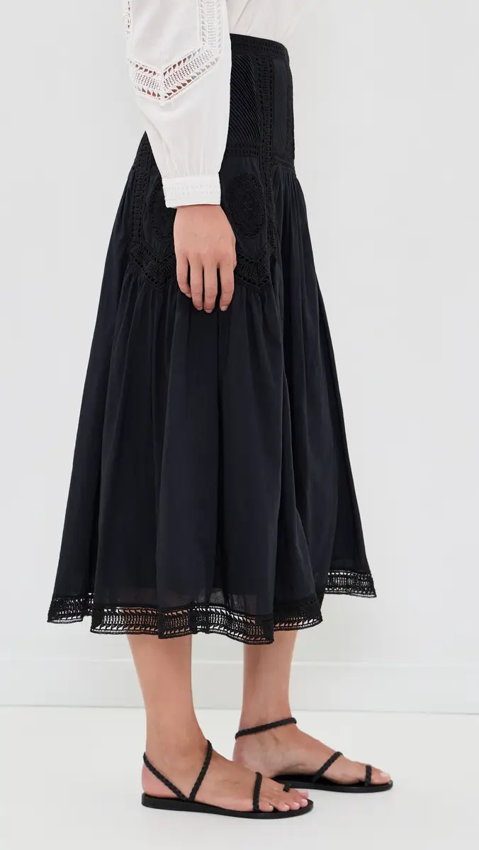 Ulla Johnson Alice Cotton Midi Skirt | Thumbnail 4