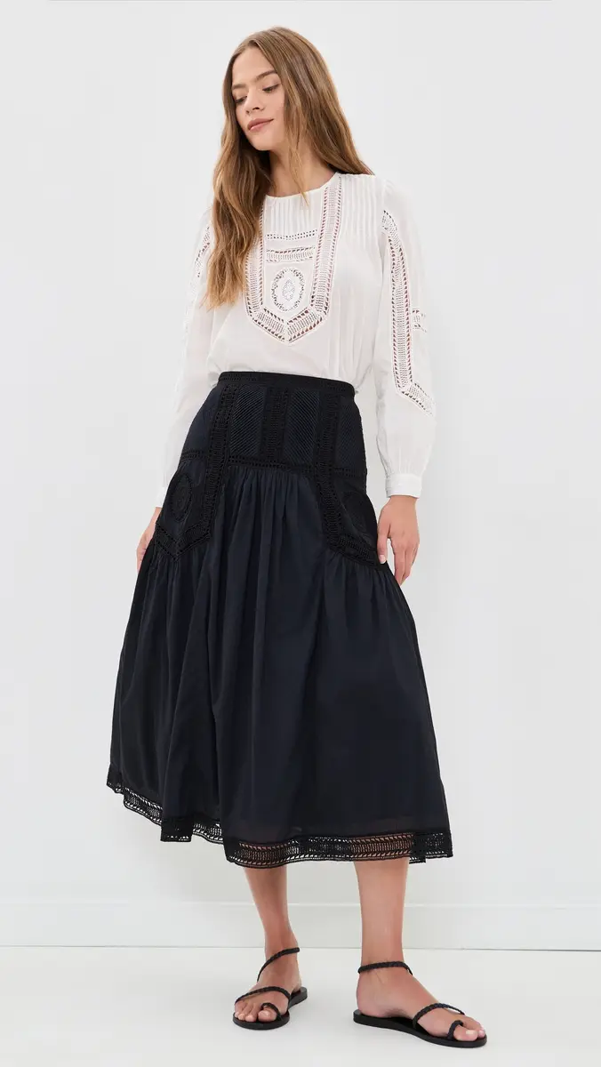 Ulla Johnson Alice Cotton Midi Skirt | Thumbnail 5