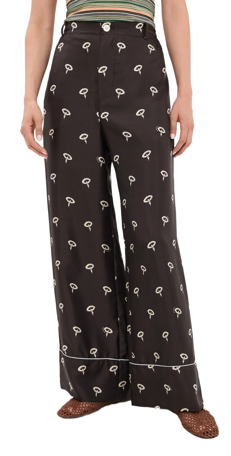 Silk Satin Trousers