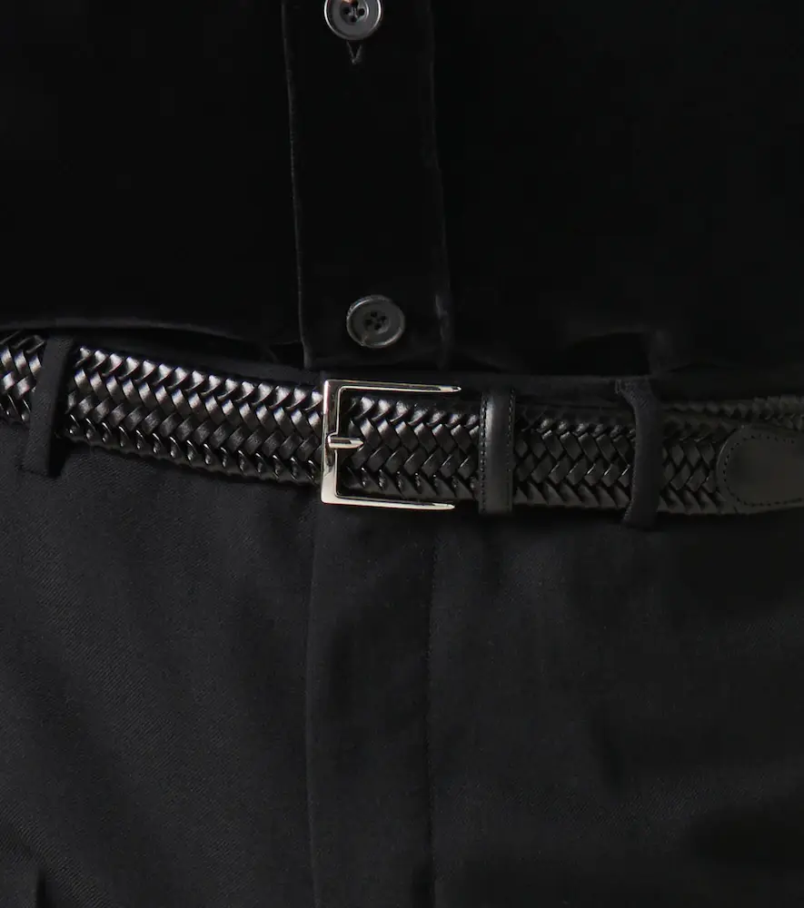 Rubinacci Braided leather belt | Thumbnail 4 Rubinacci Braided leather belt | Thumbnail 4