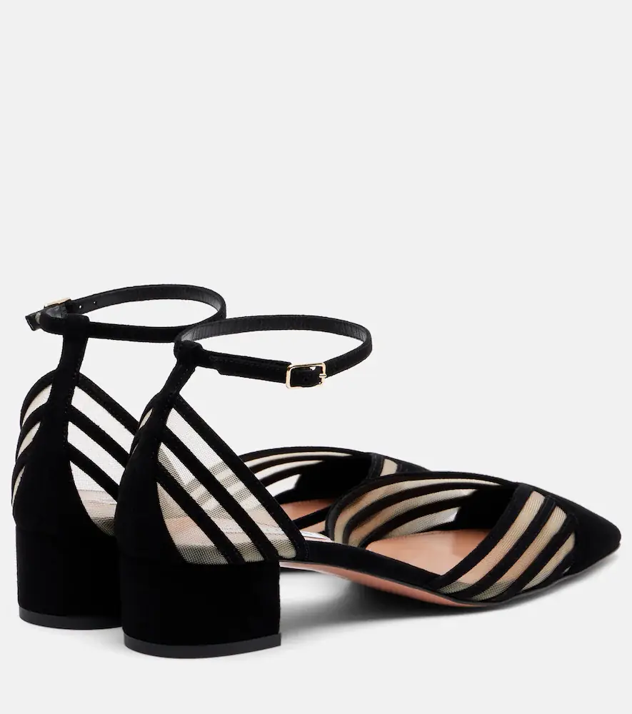 Aquazzura Alana 35 suede pumps | Thumbnail 2