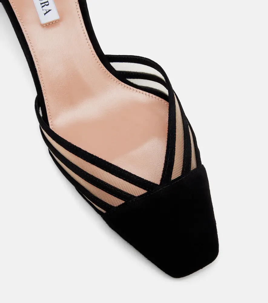 Aquazzura Alana 35 suede pumps | Thumbnail 4