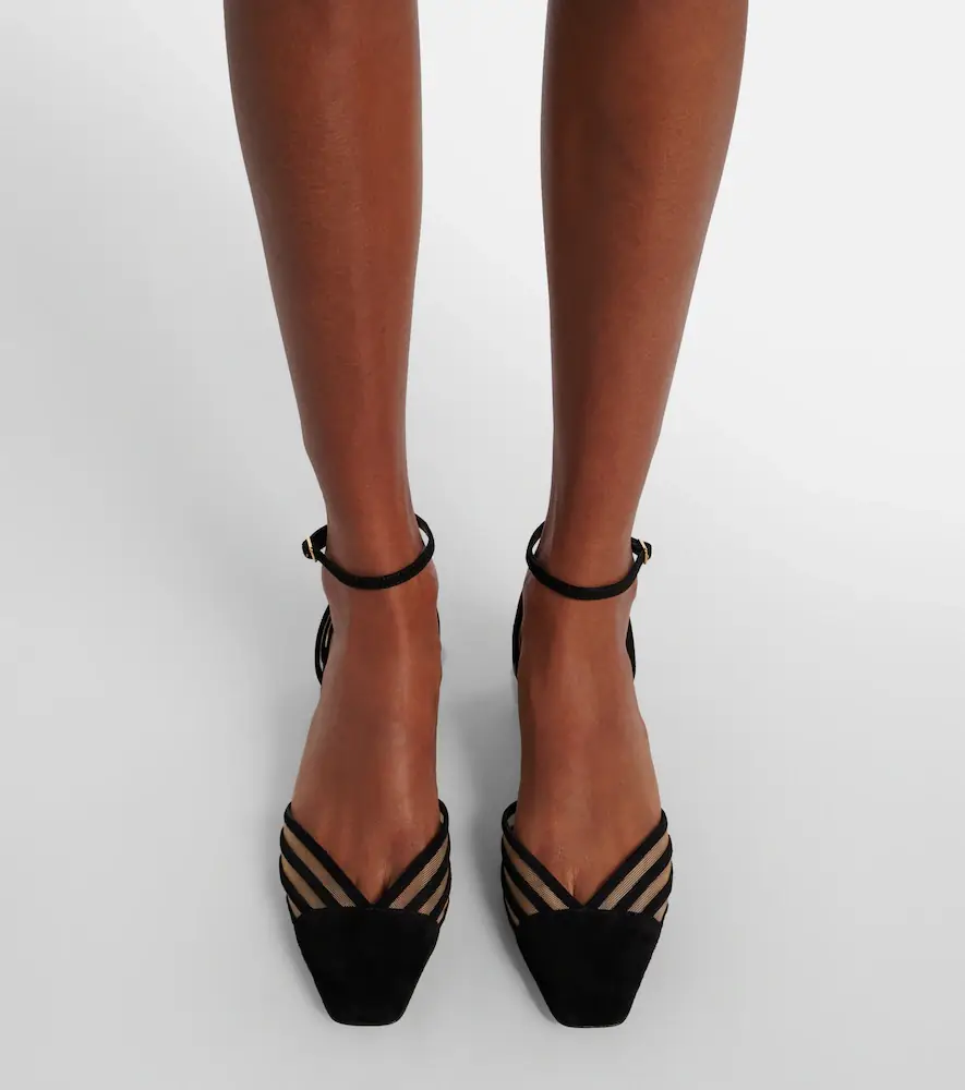 Aquazzura Alana 35 suede pumps | Thumbnail 5