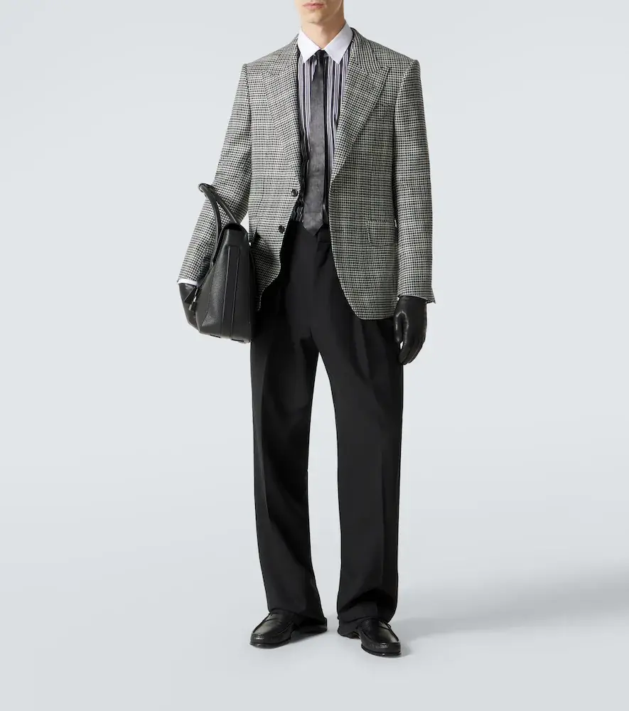 Tom Ford Checked wool-blend suit jacket | Thumbnail 5 Tom Ford Checked wool-blend suit jacket | Thumbnail 5