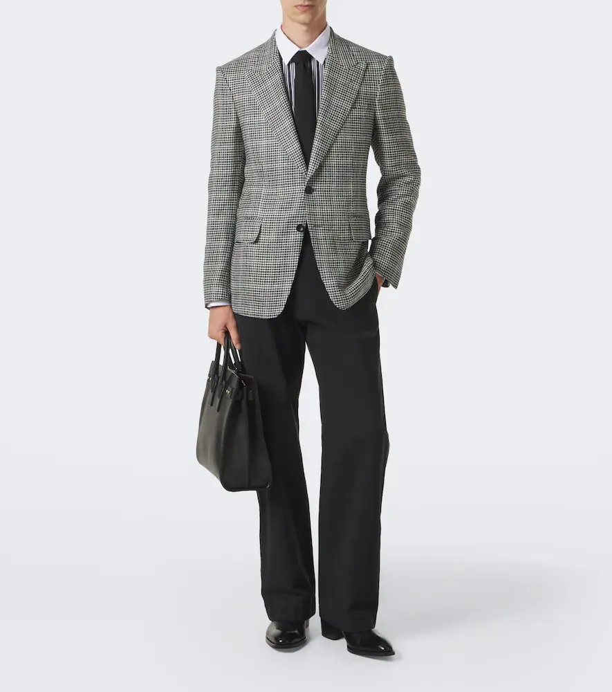 Tom Ford Checked wool-blend suit jacket | Thumbnail 6 Tom Ford Checked wool-blend suit jacket | Thumbnail 6