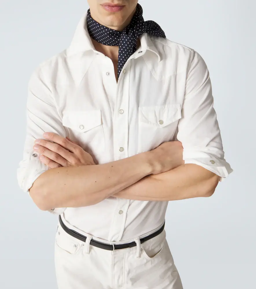 Tom Ford Cotton corduroy Western shirt | Thumbnail 3