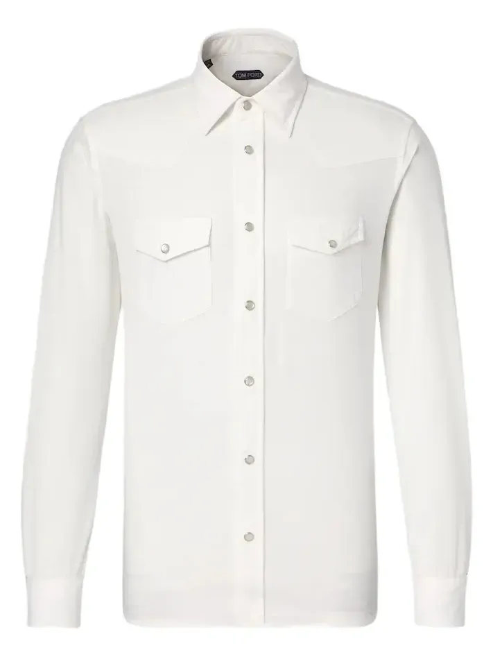 Cotton corduroy Western shirt