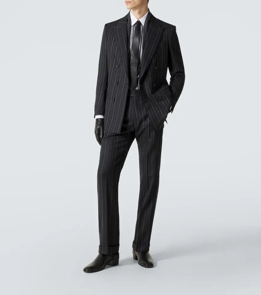 Tom Ford Striped cotton poplin shirt | Thumbnail 3 Tom Ford Striped cotton poplin shirt | Thumbnail 3