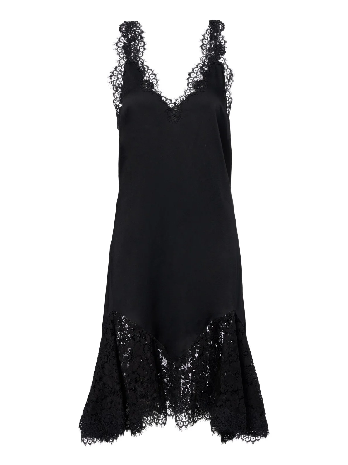 Lace-trimmed minidress Lace-trimmed minidress