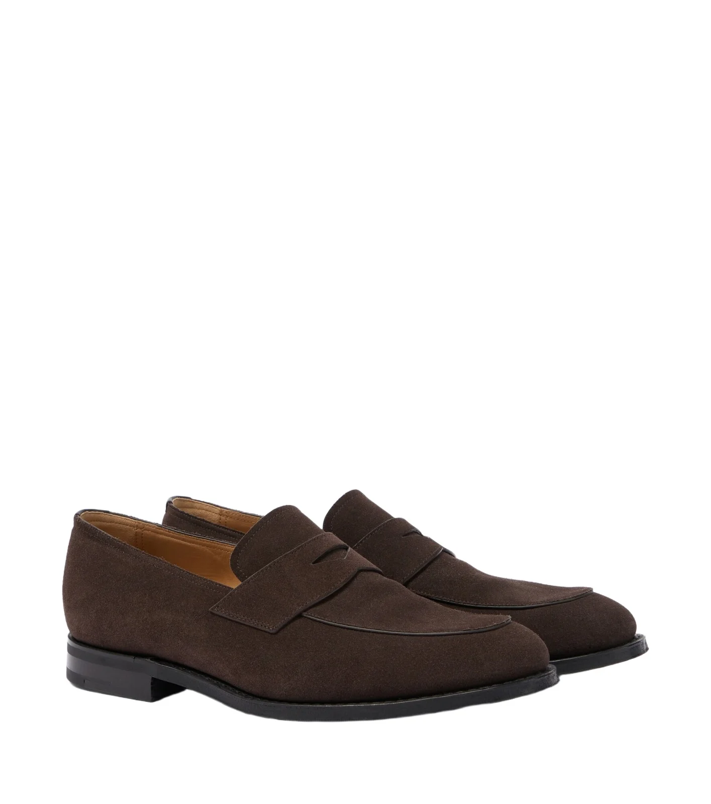 Hertford suede penny loafers