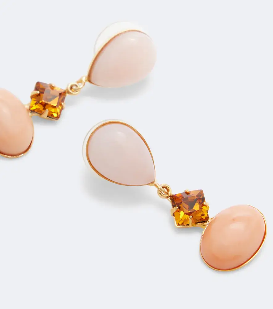 Jennifer Behr Quincy embellished drop earrings | Thumbnail 2