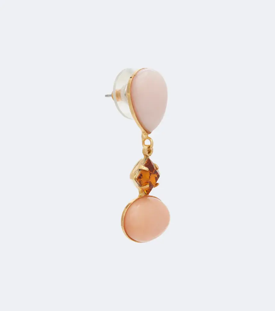 Jennifer Behr Quincy embellished drop earrings | Thumbnail 4