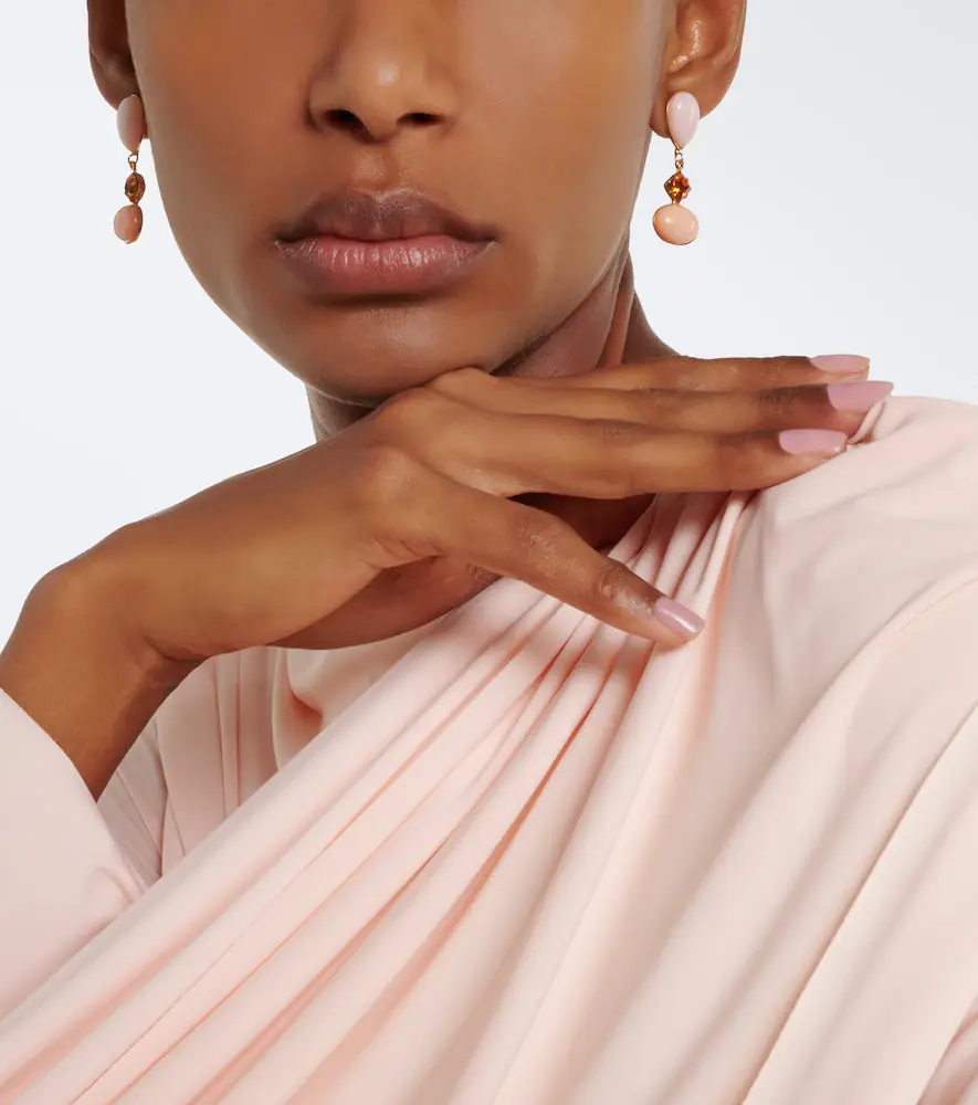 Jennifer Behr Quincy embellished drop earrings | Thumbnail 6