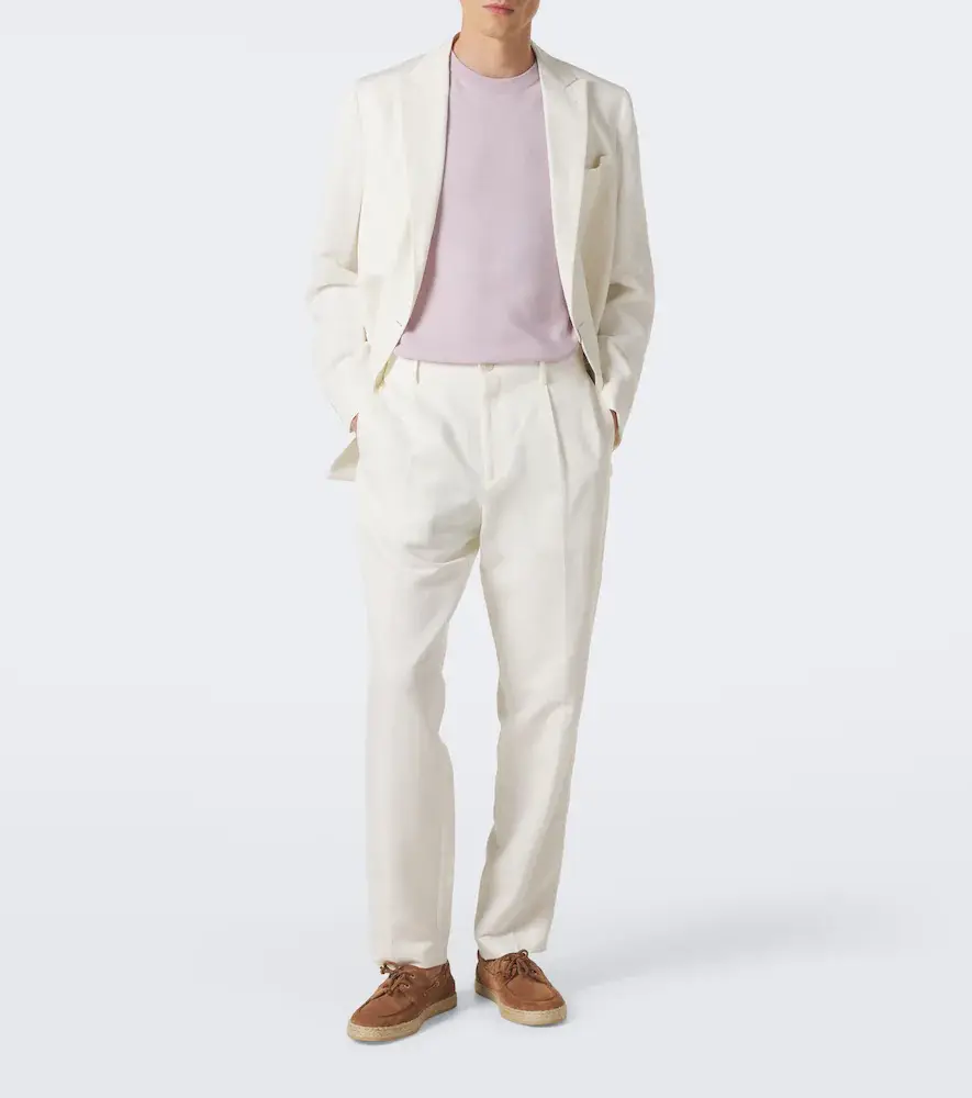 Canali Linen and silk suit pants | Thumbnail 2 Canali Linen and silk suit pants | Thumbnail 2