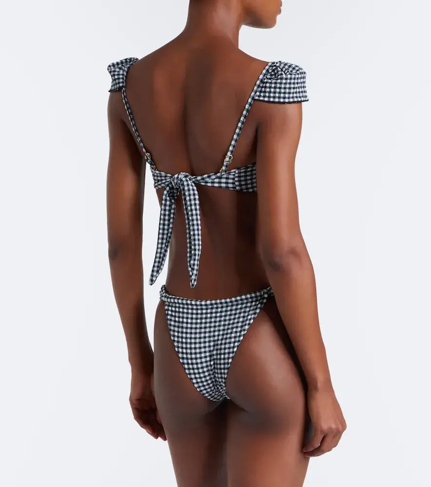 Montce Sandra polka-dot seersucker bikini bottoms | Thumbnail 2 Montce Sandra polka-dot seersucker bikini bottoms | Thumbnail 2